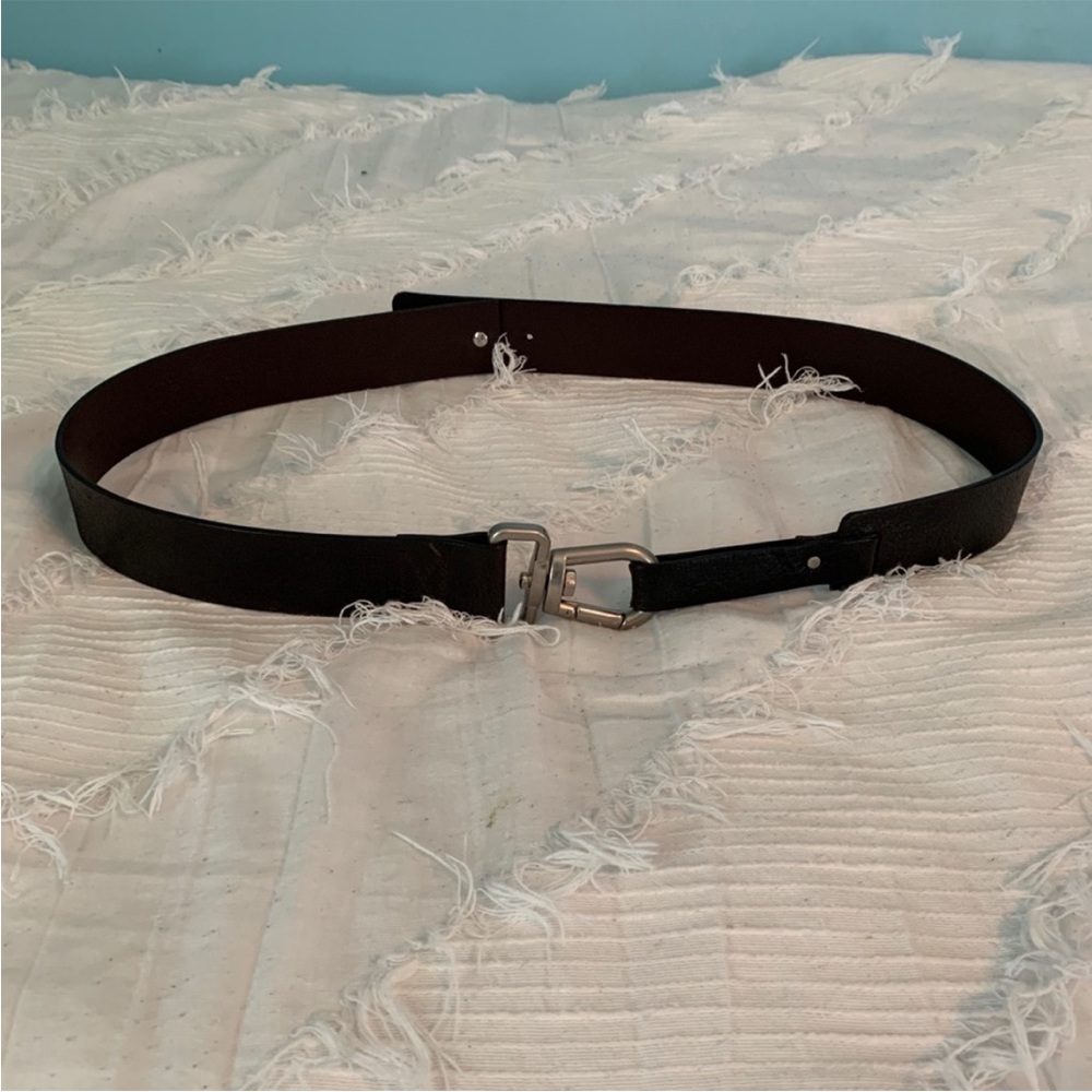 Dolce & Gabbana Black Leather Belt